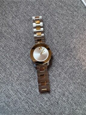 Movado Bold Two Tone Gold Watch